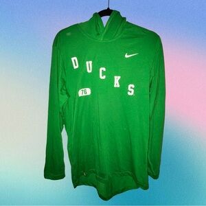 Nike Oregon Ducks Legacy Hooded T-Shirt - Green - Size Large